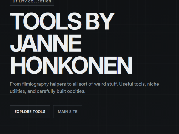Tools by Janne Honkonen